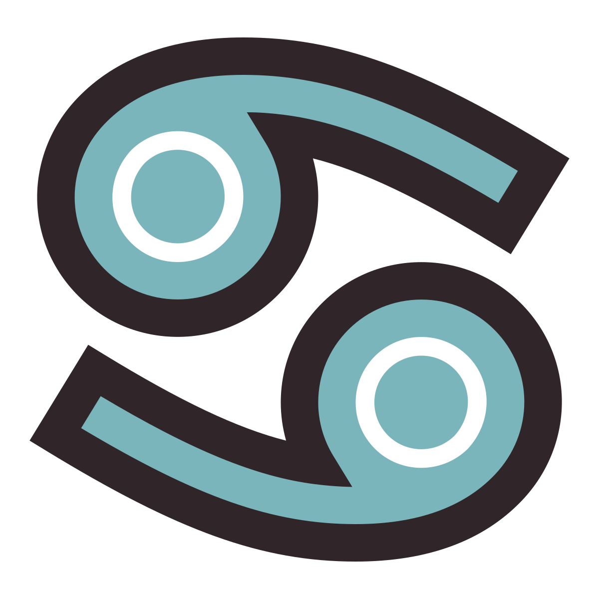 retro style cancer icon