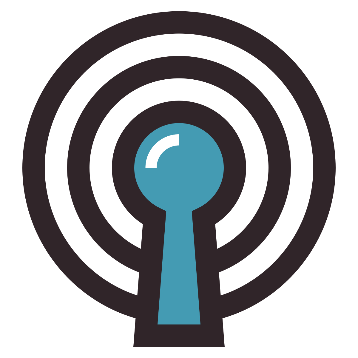 retro style cellular network icon