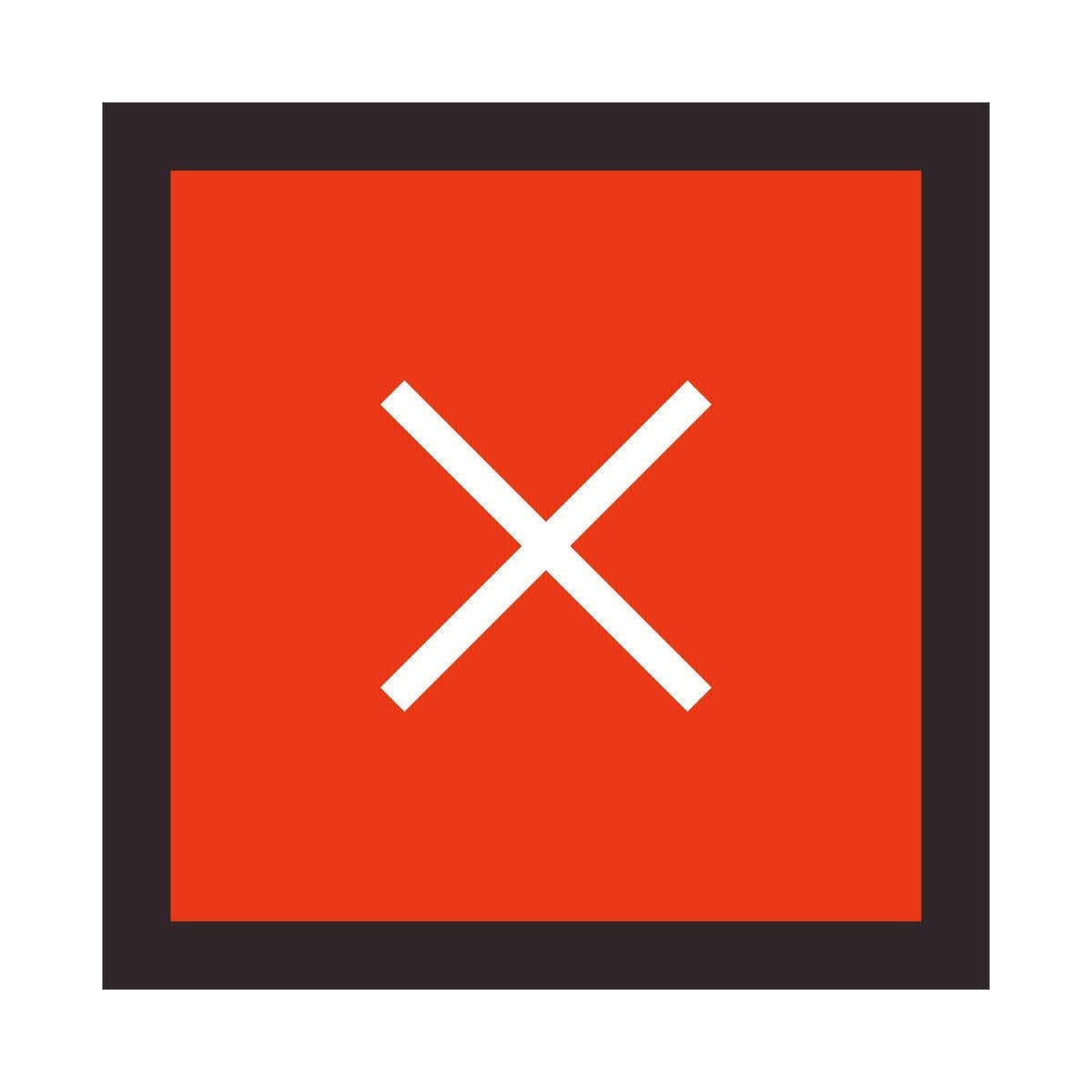 retro style 창 닫기 icon