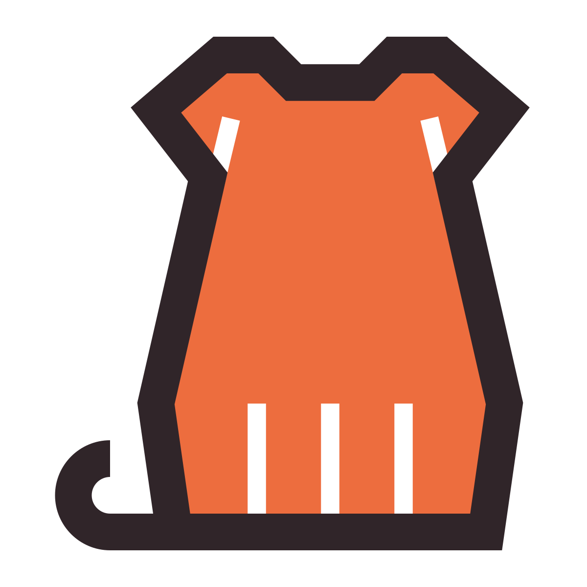 retro style dog icon