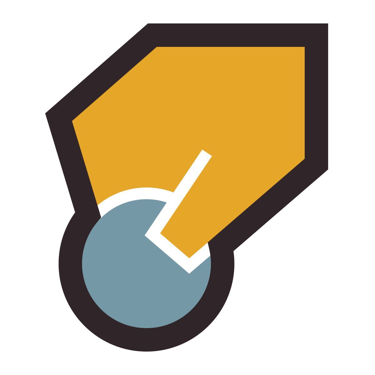 retro style donate icon