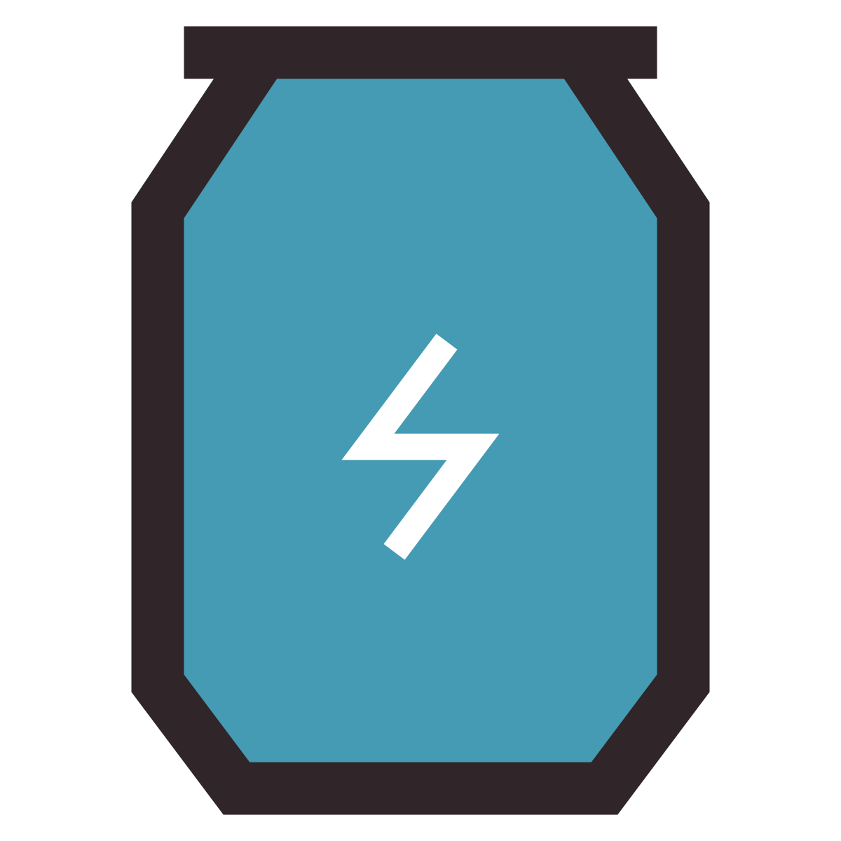 retro style energy drink icon
