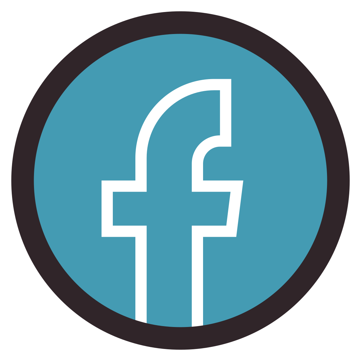 retro style facebook new icon
