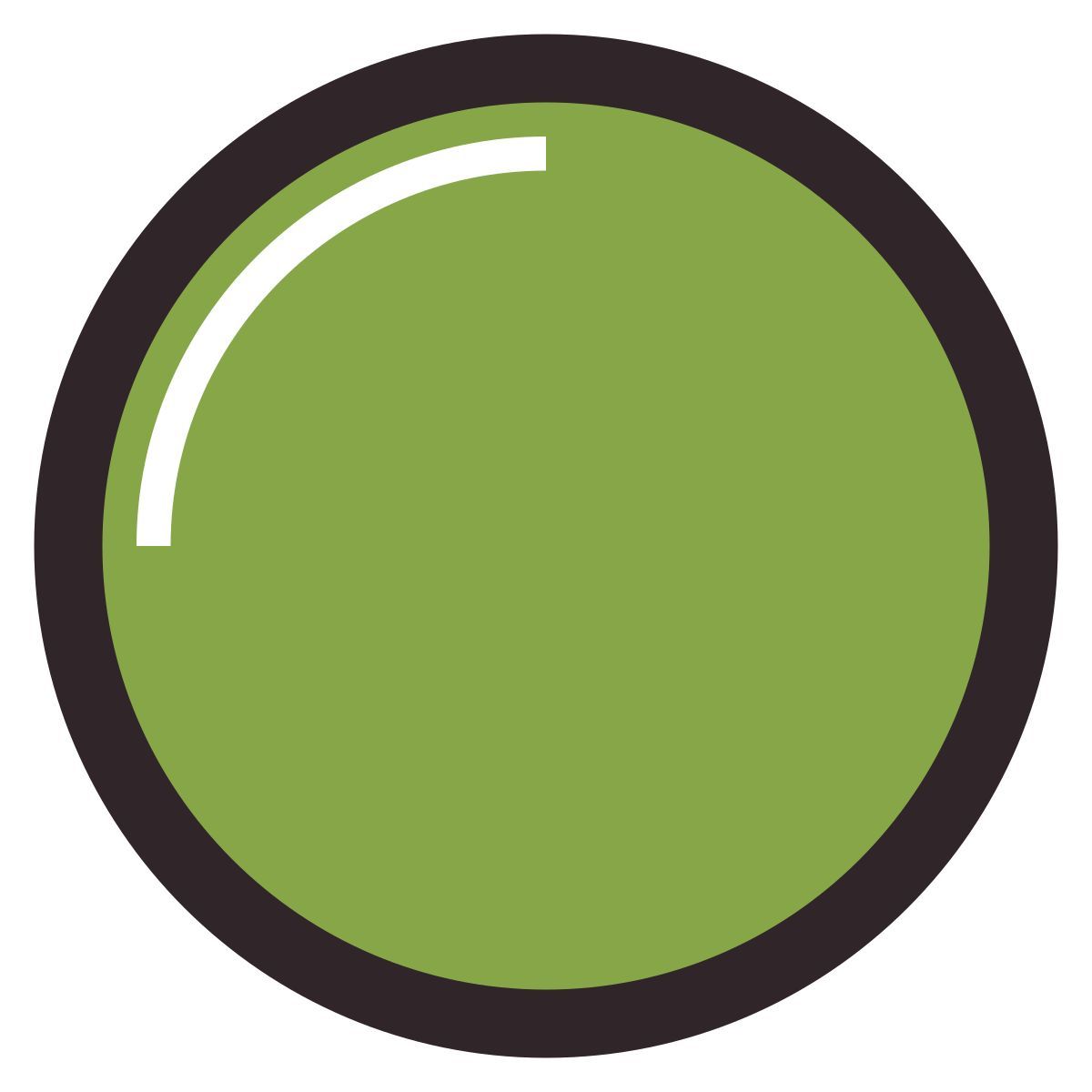 retro style 填满的圈 icon