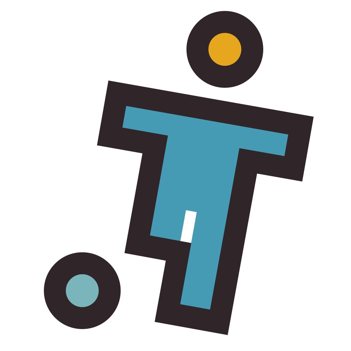 retro style football icon