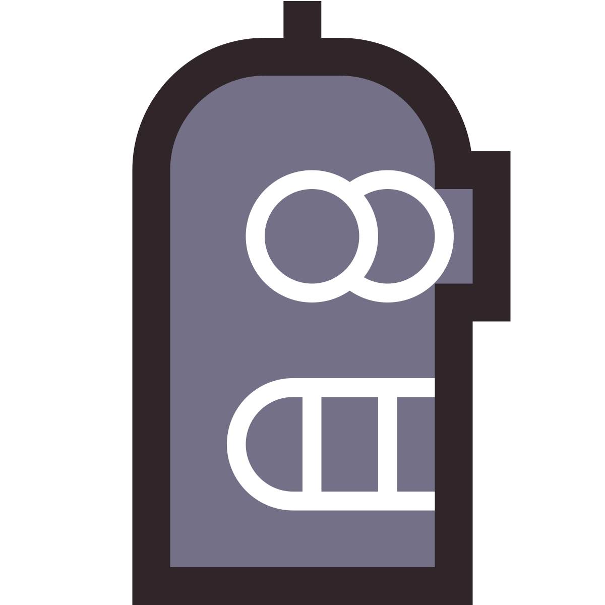 retro style futurama bender icon