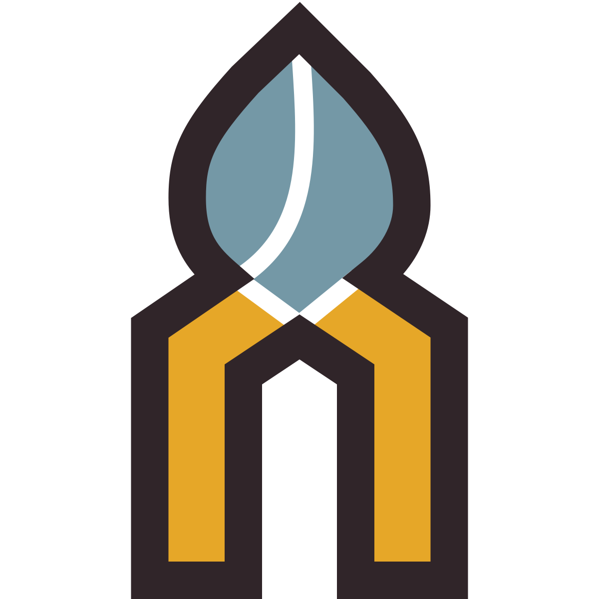 retro style garden shears icon