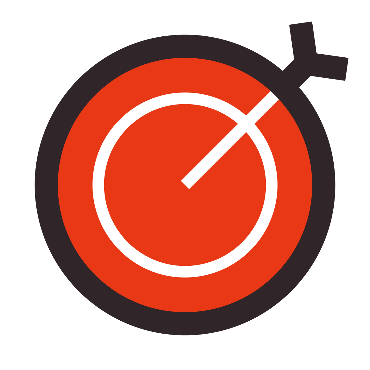 retro style goal icon