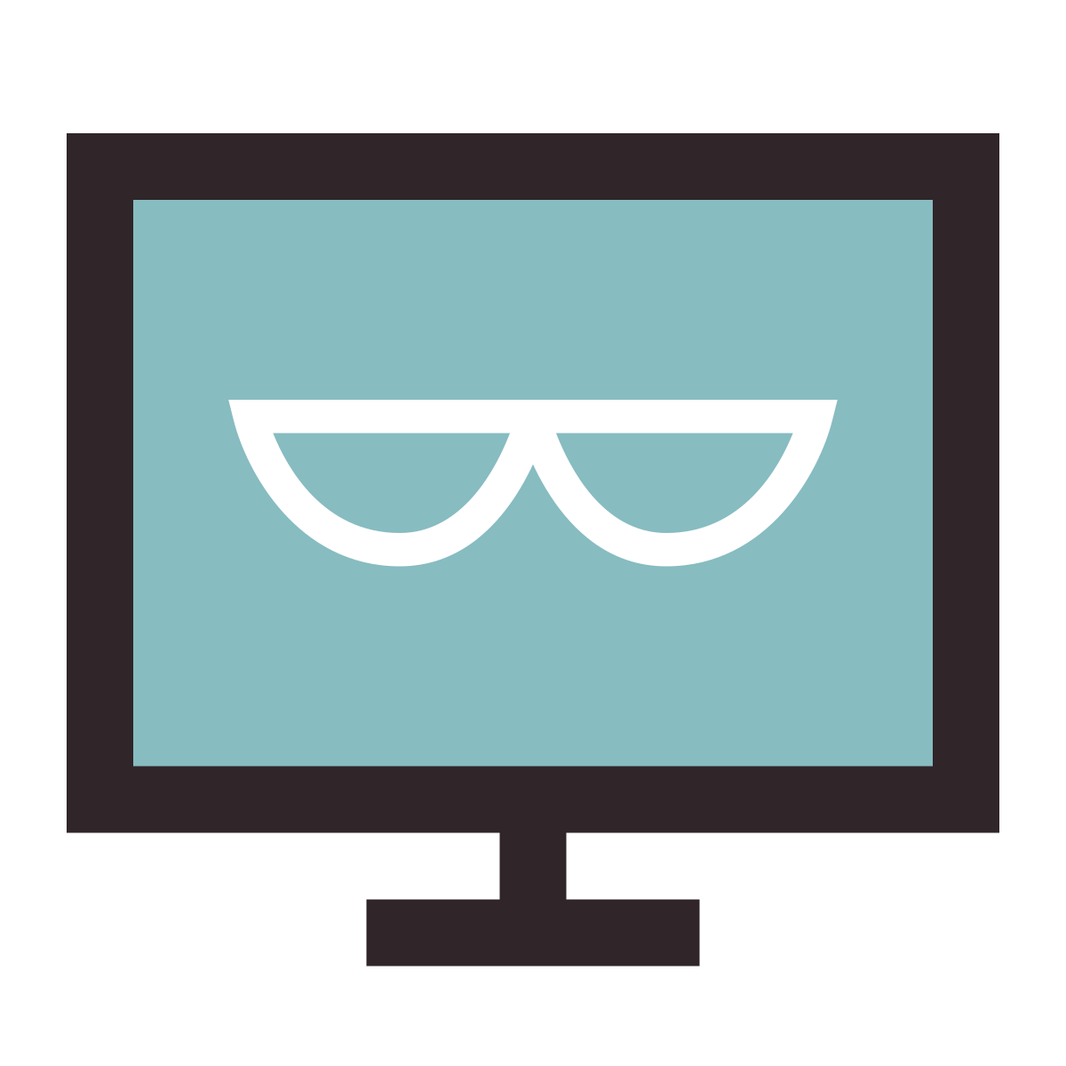 retro style hacking icon