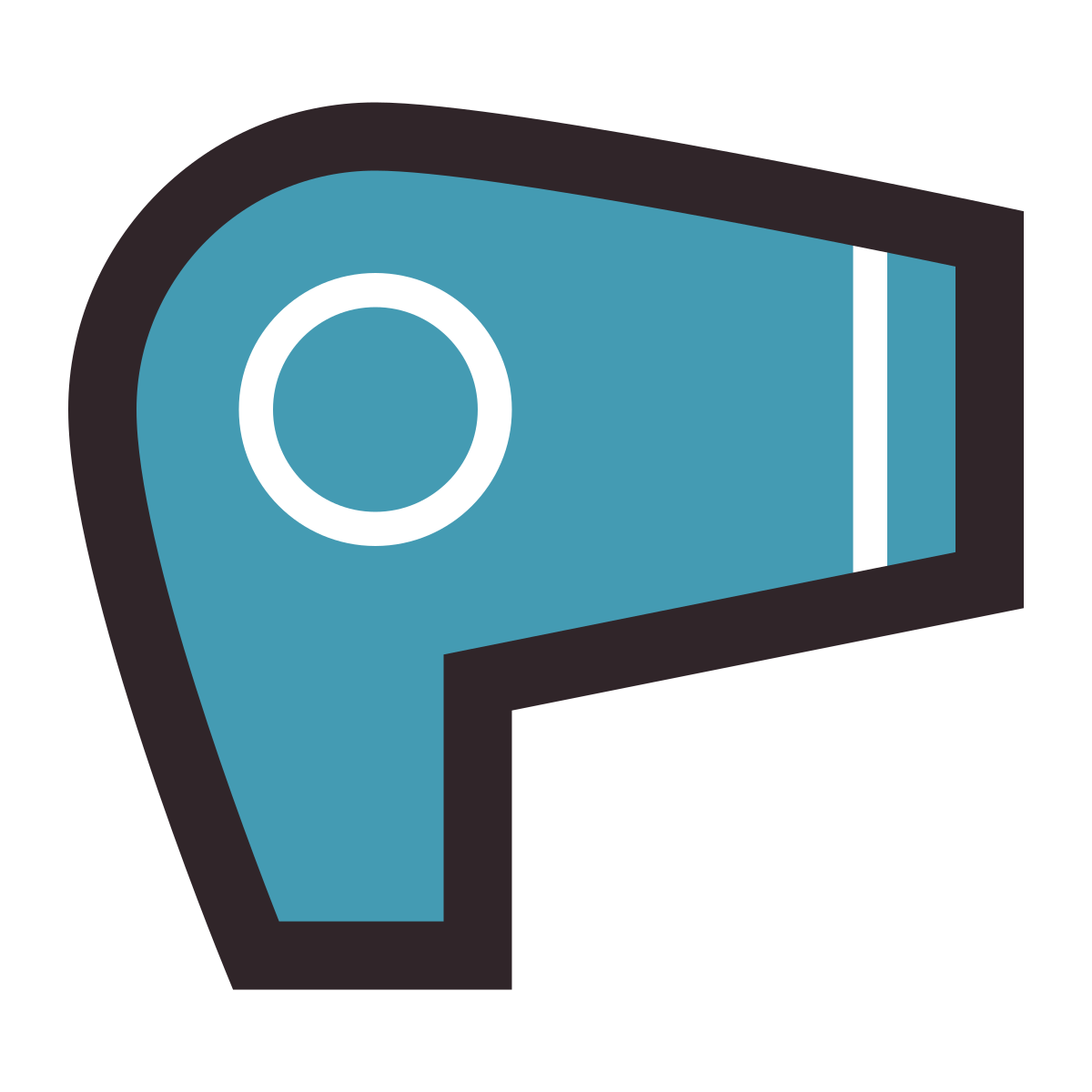 retro style hair dryer icon