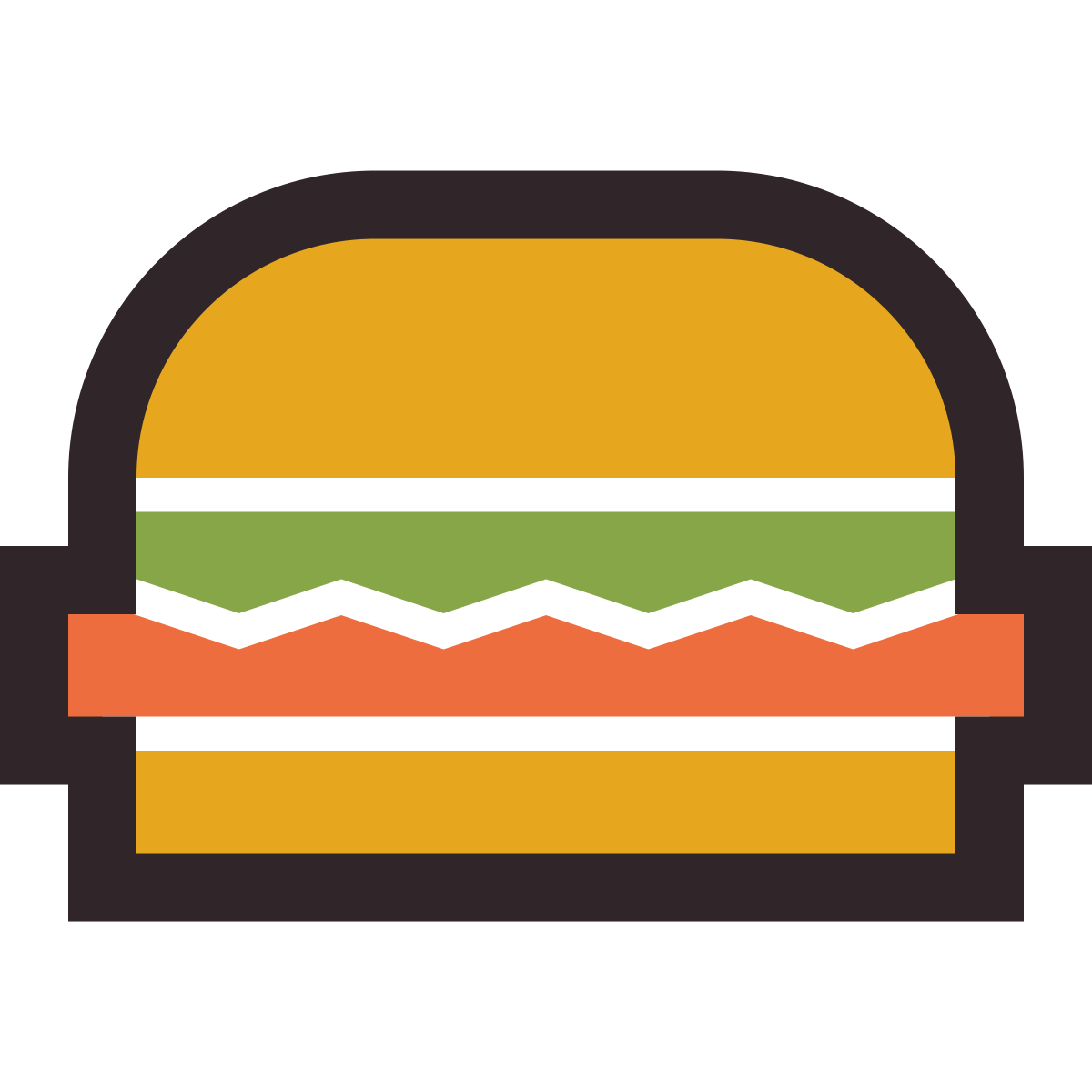 retro style hamburger icon