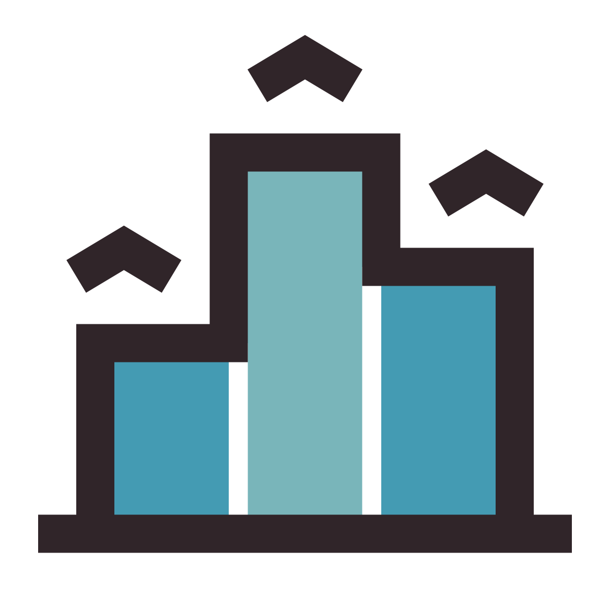 retro style improvement icon