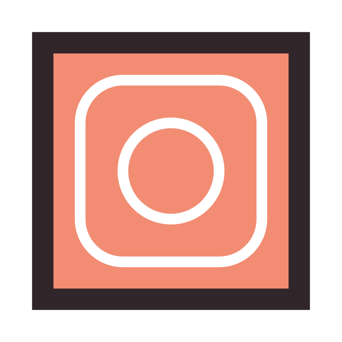 retro style instagram new icon