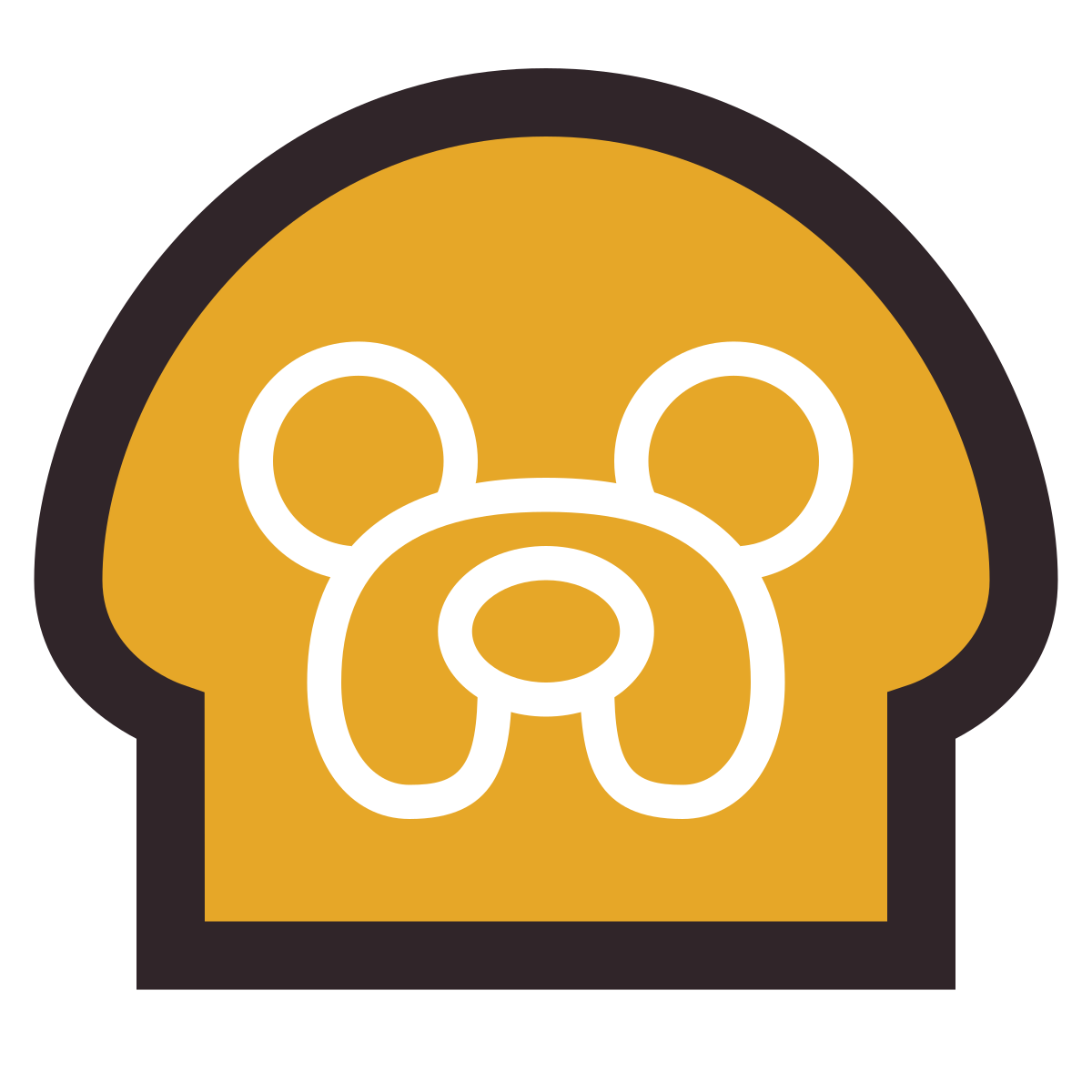 retro style jake icon