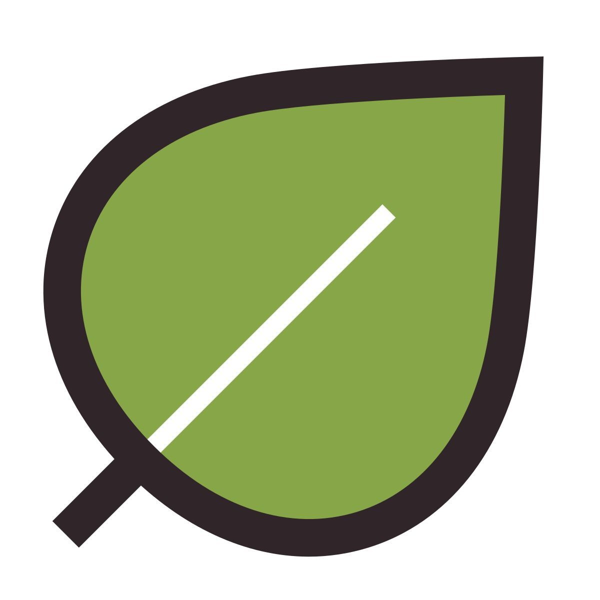 retro style blatt icon