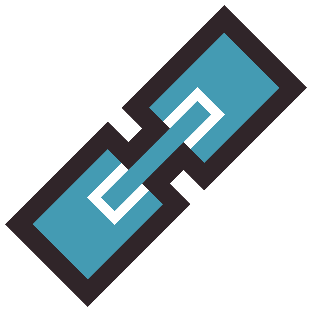 retro style link icon