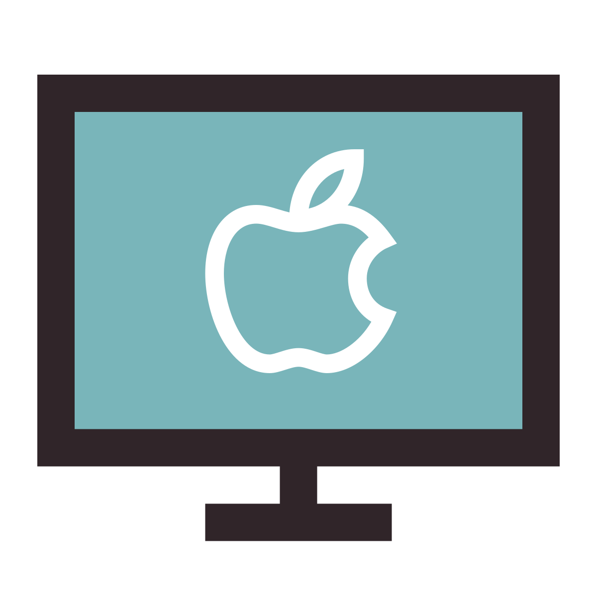 retro style mac client icon