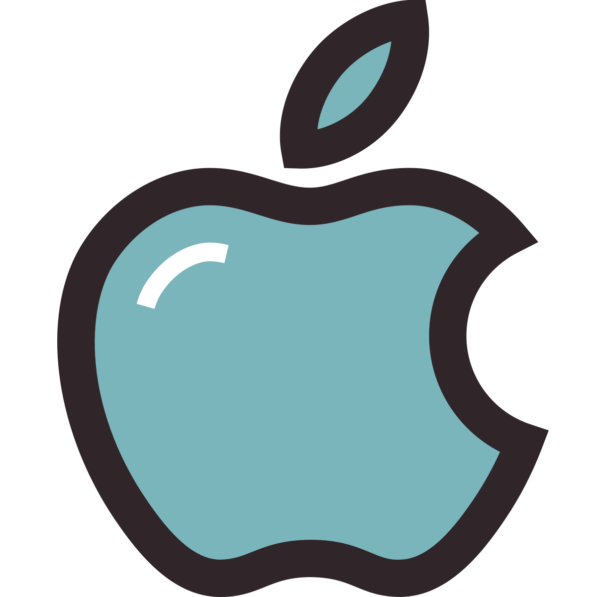retro style mac os icon