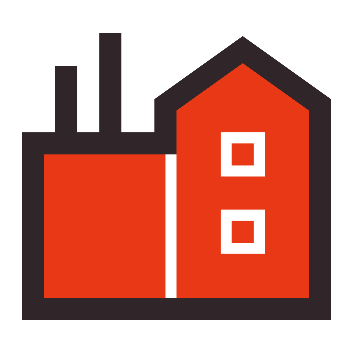 retro style manufacturing icon
