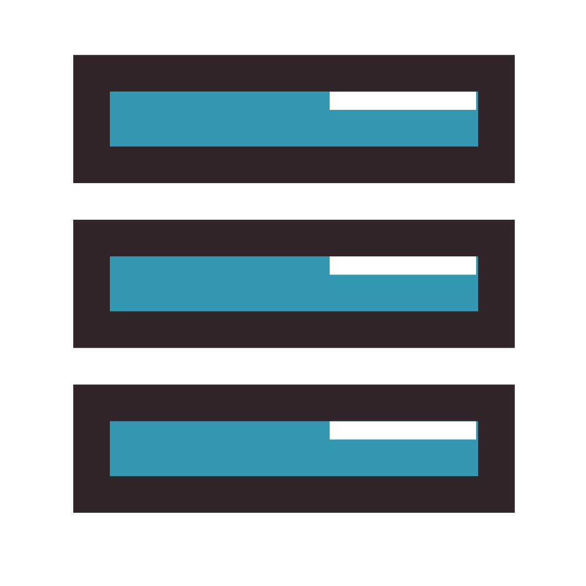 retro style menu icon