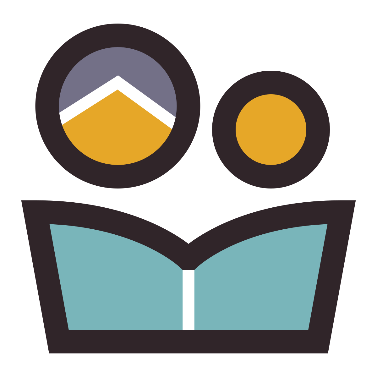 retro style mommy and me classes icon