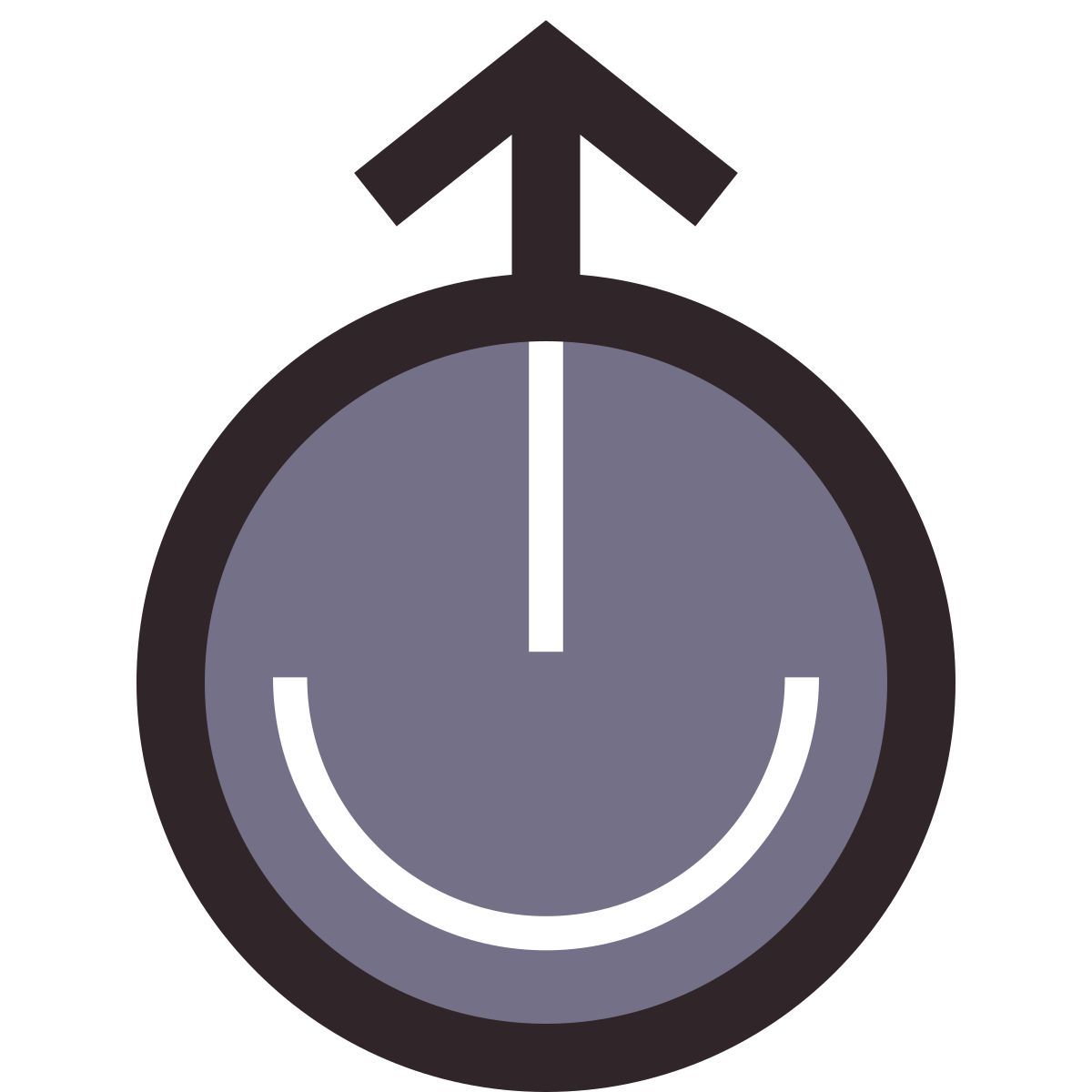 retro style move up icon