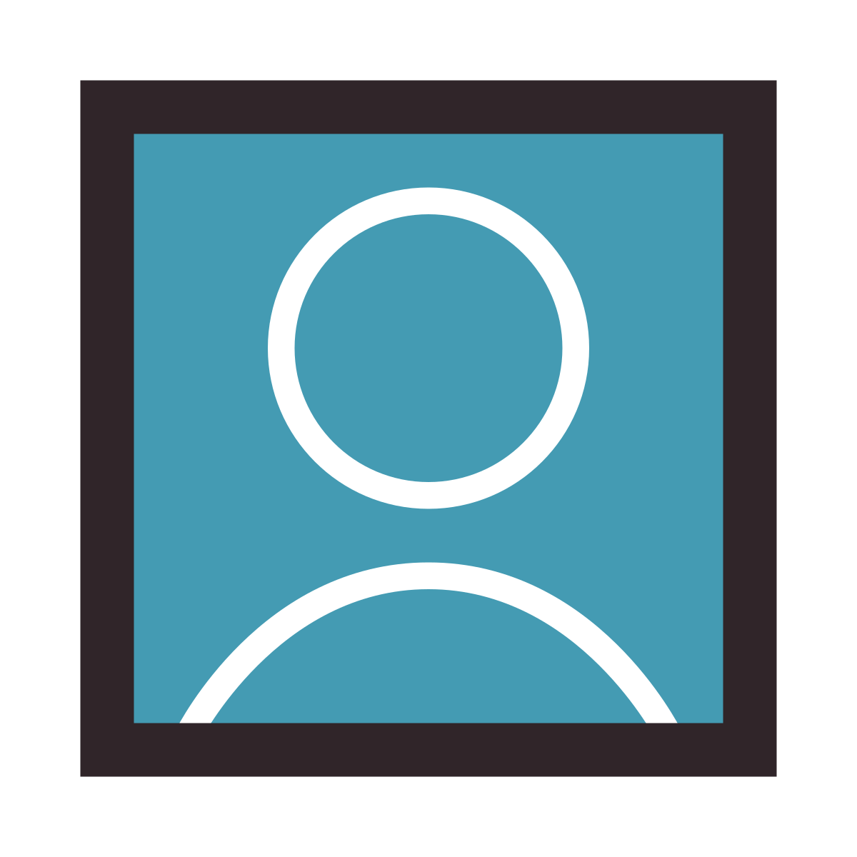 retro style name icon