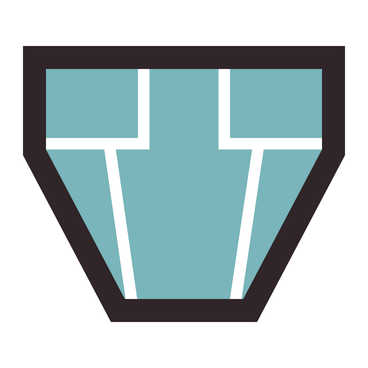retro style nappy icon