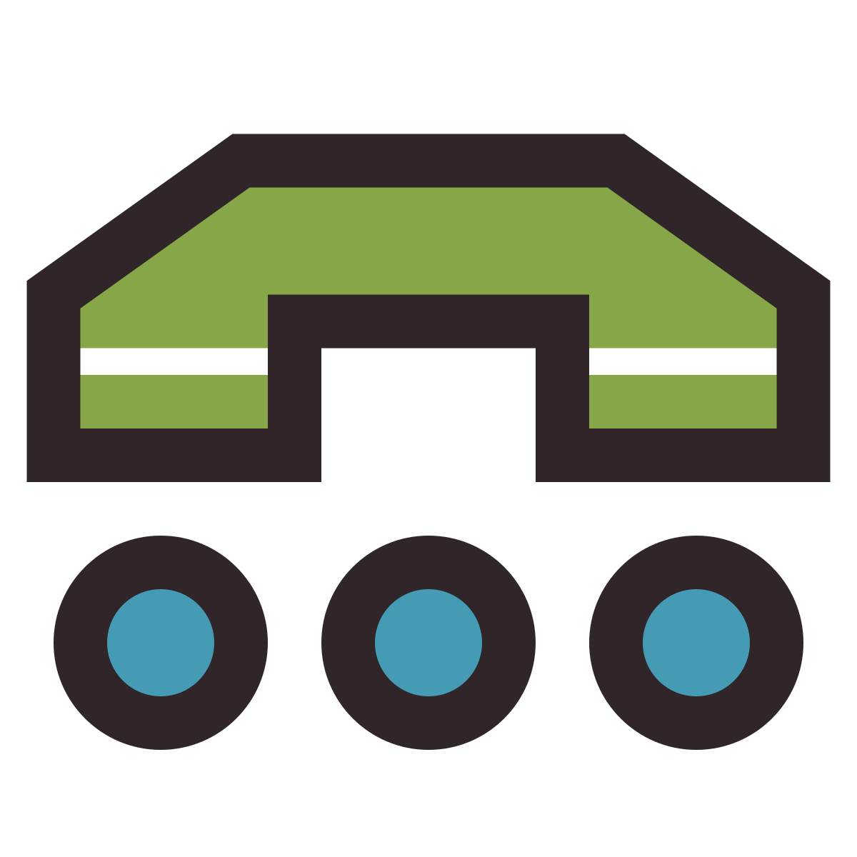 retro style number pad icon