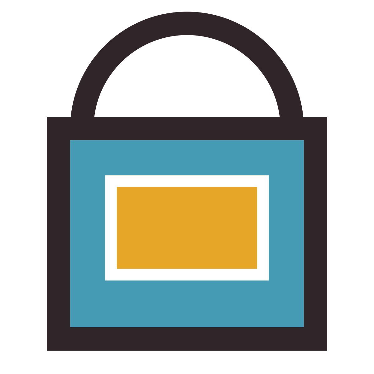 retro style 라벨로 페인트 통 icon