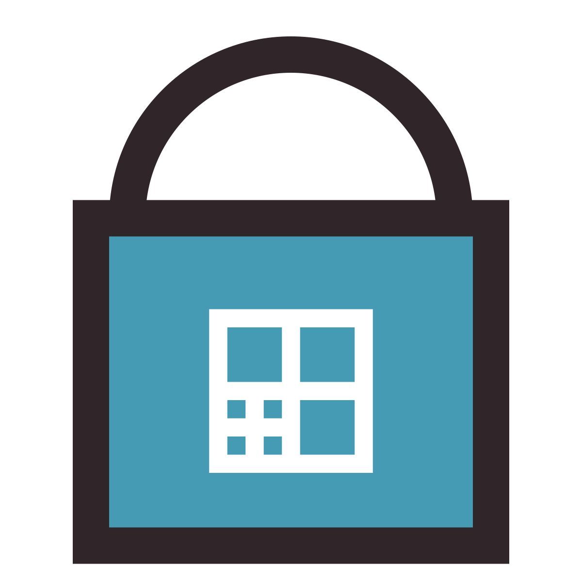 retro style pot de peinture avec qr code icon