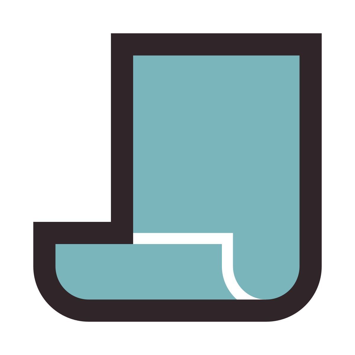 retro style papel icon