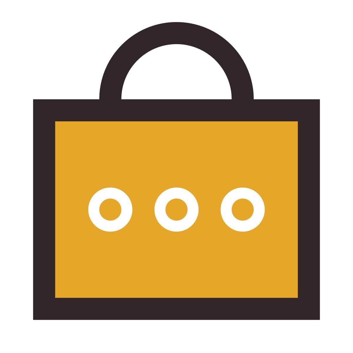 retro style password icon