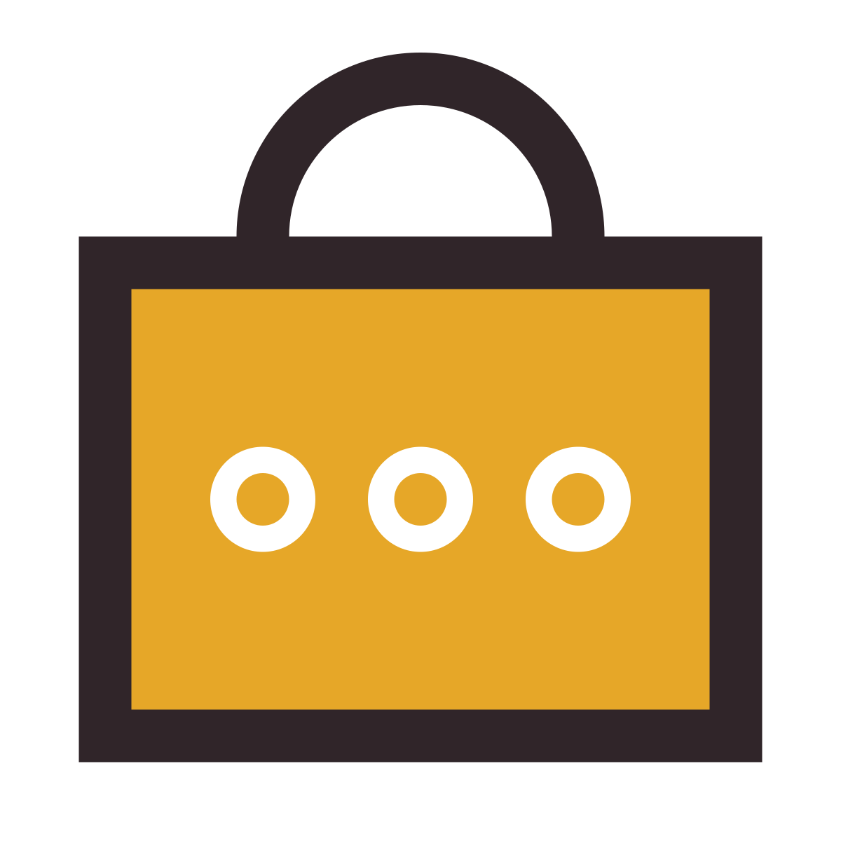 retro style password icon