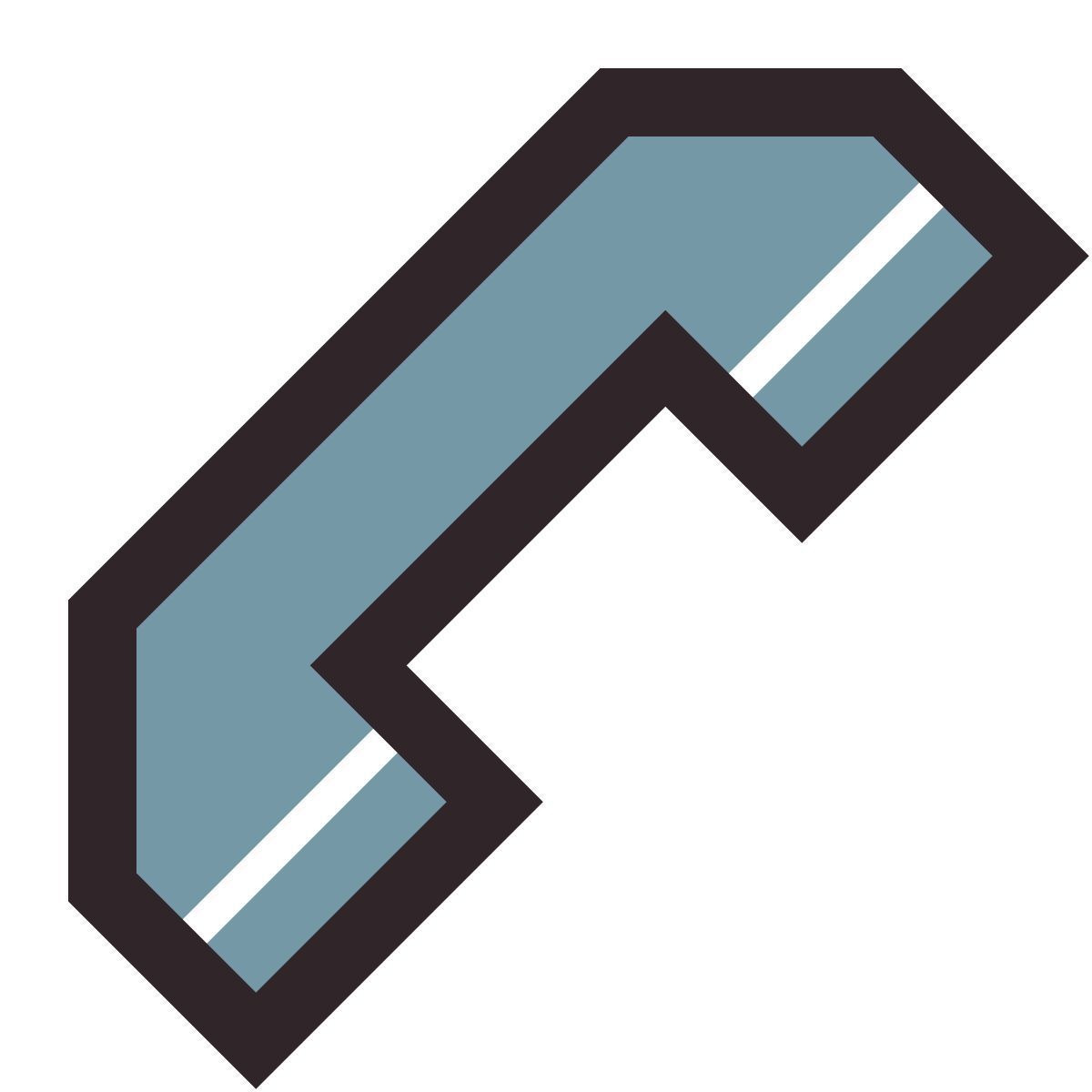 retro style call icon