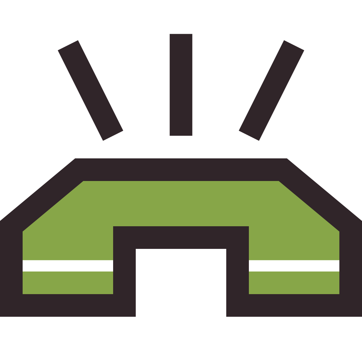 retro style phone ringing icon