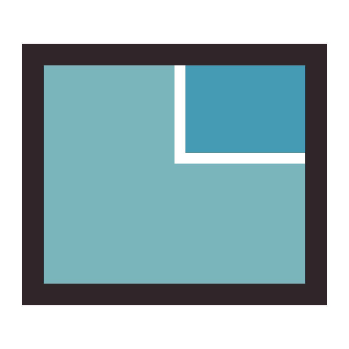 retro style 그림 속의 그림 icon