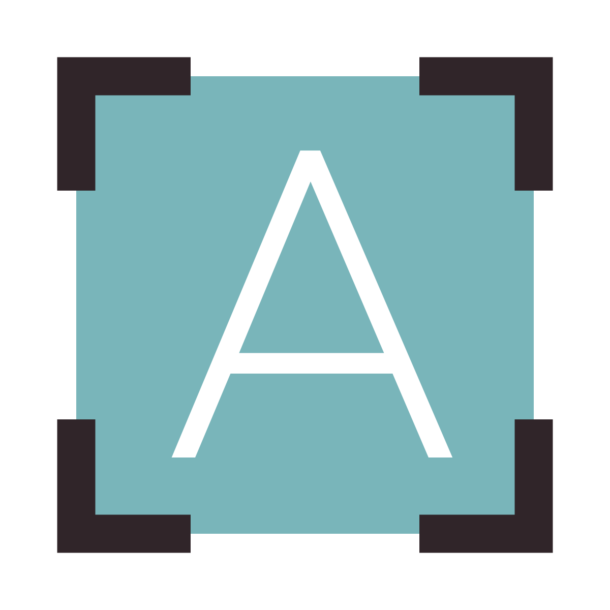 retro style printed ocr icon