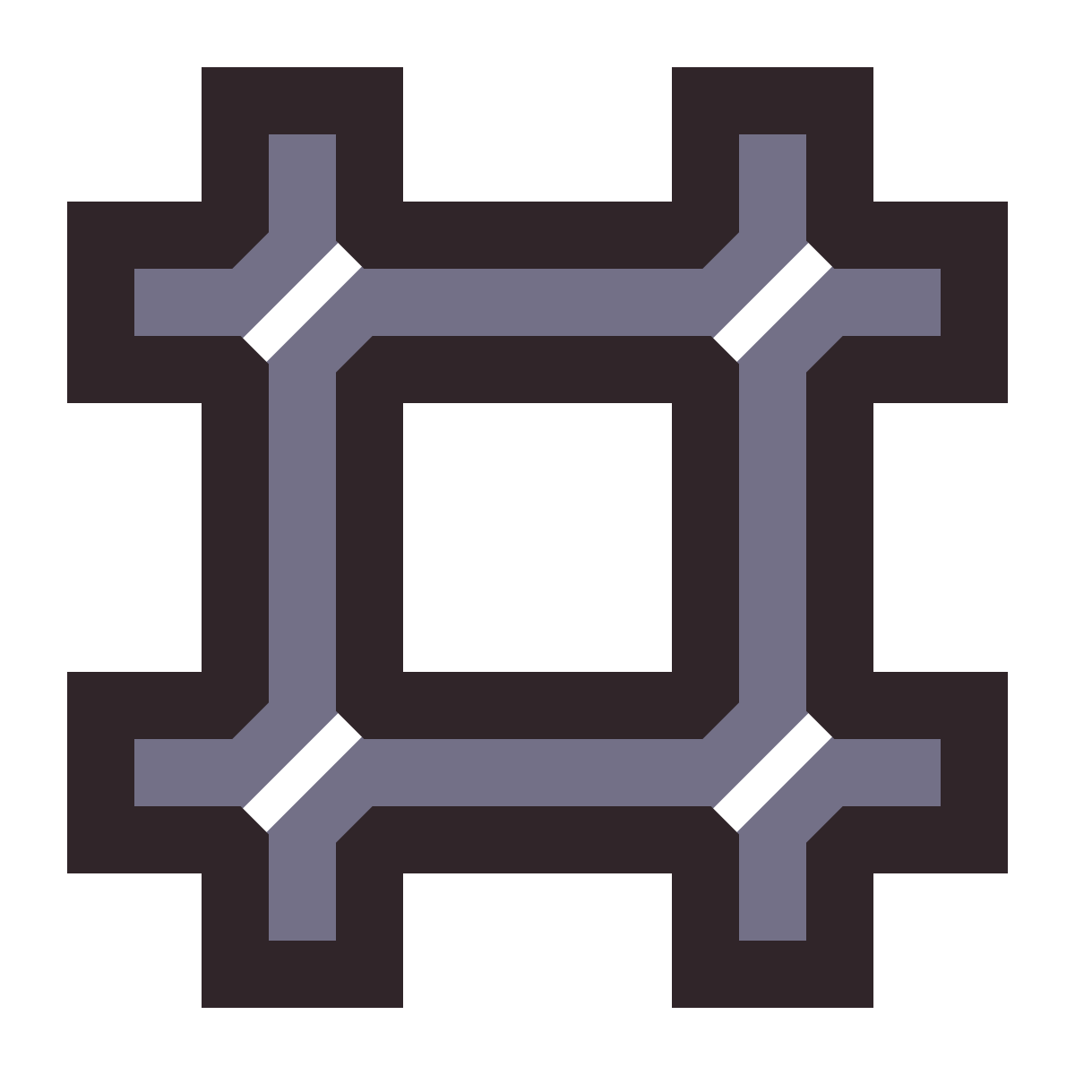 retro style prison icon