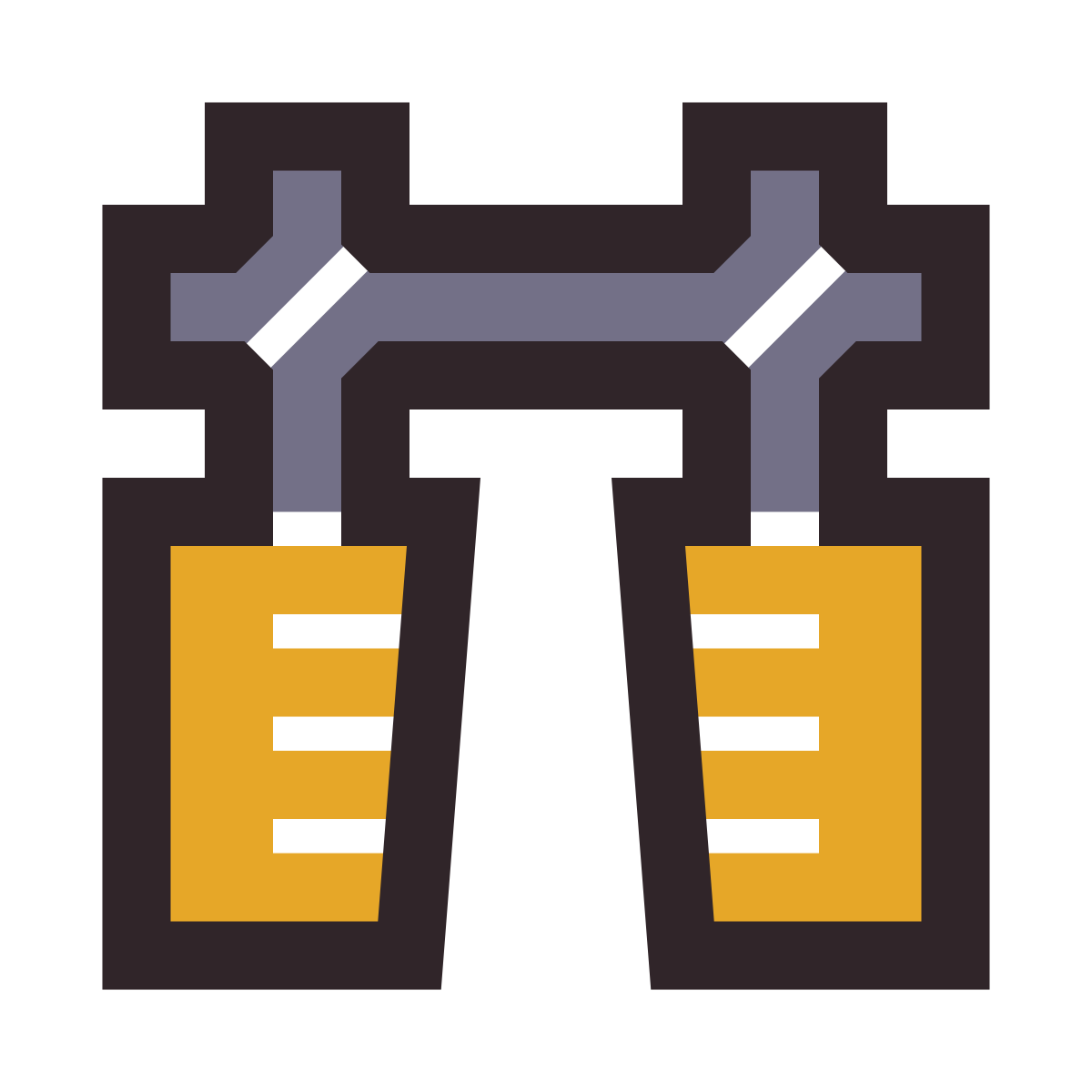 retro style prisoner icon