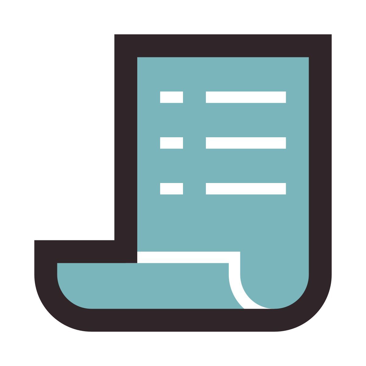 retro style purchase order icon