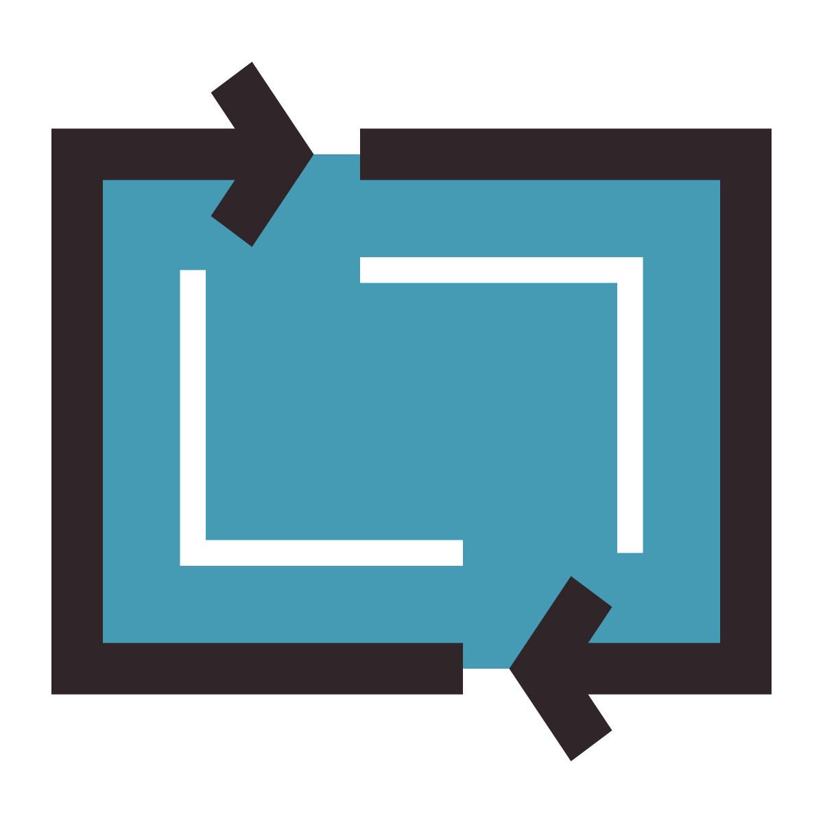 retro style repeat icon