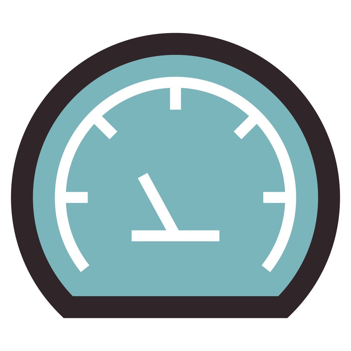 retro style speed icon