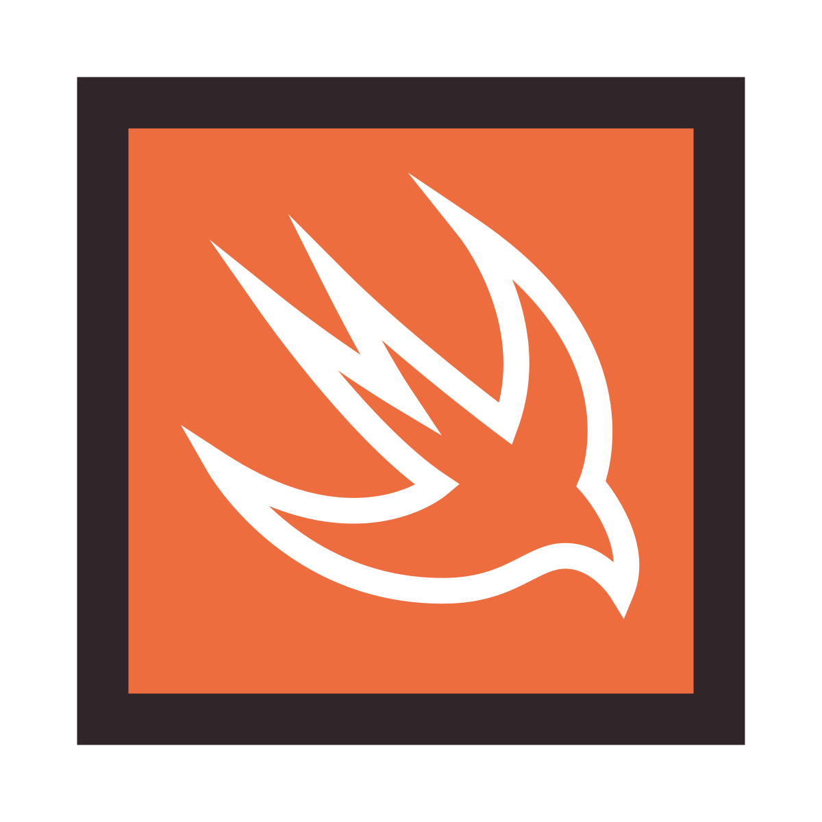 retro style swift icon