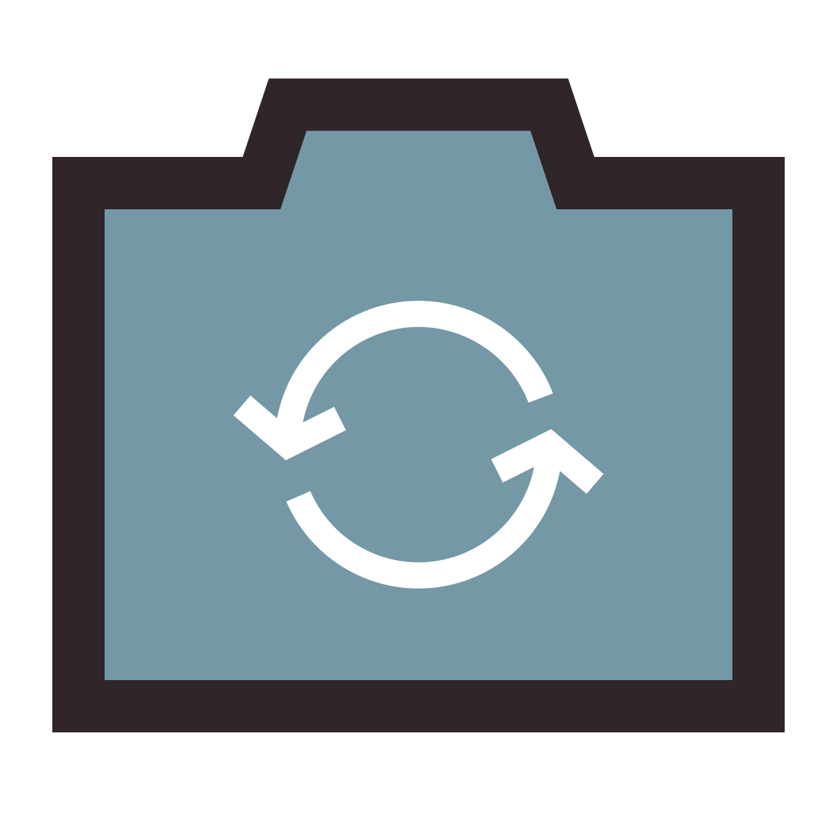 retro style switch camera icon