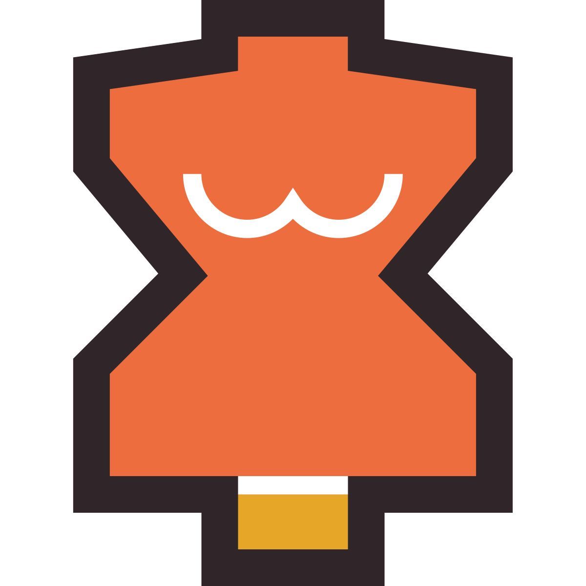 retro style tailors dummy icon