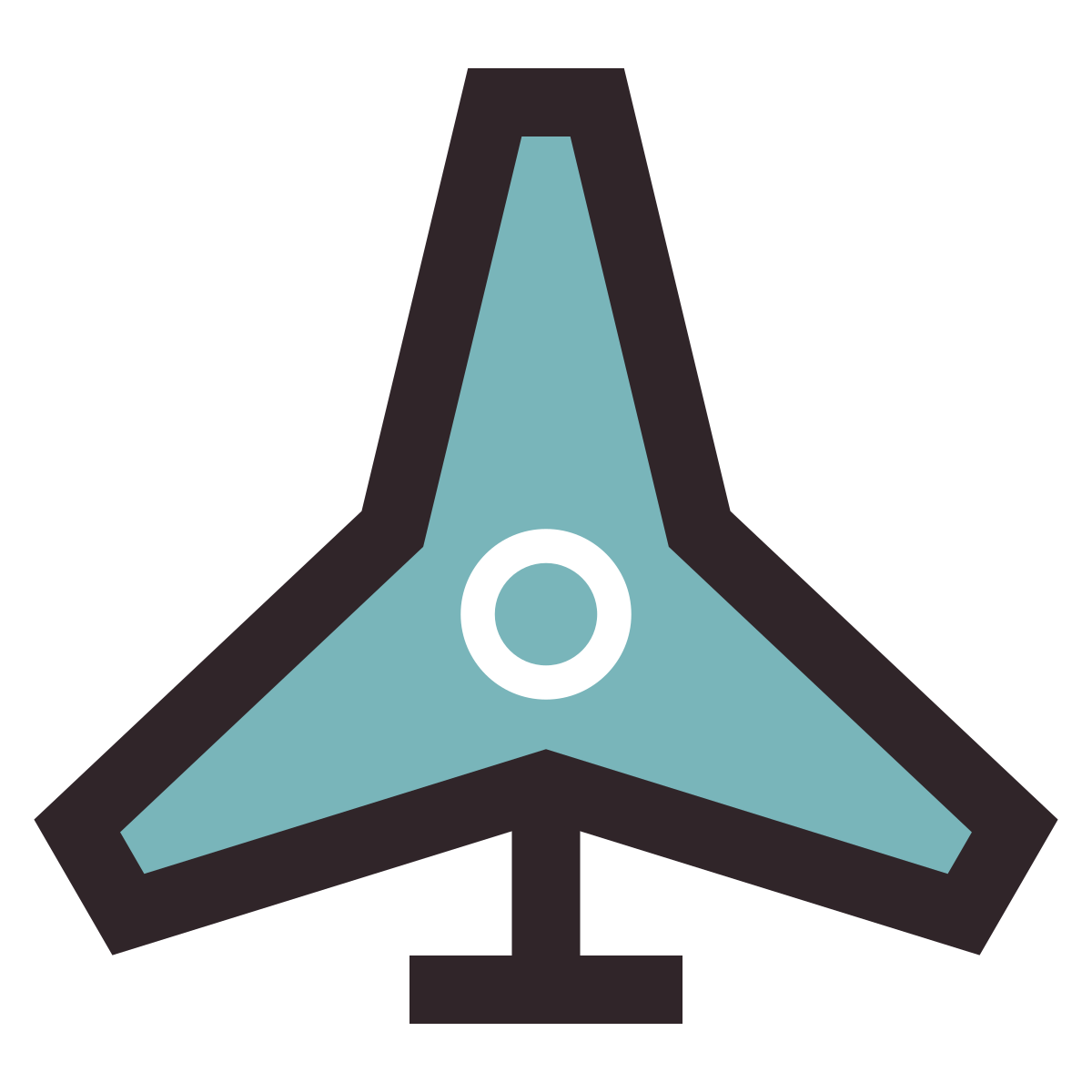 retro style wind turbine icon