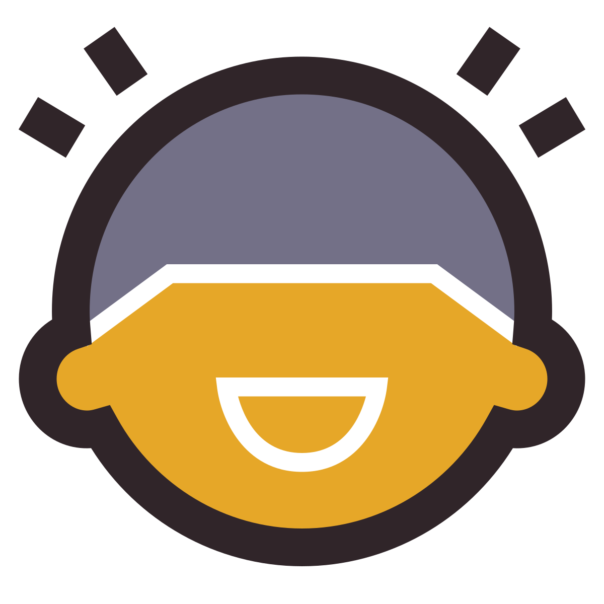 retro style winner icon