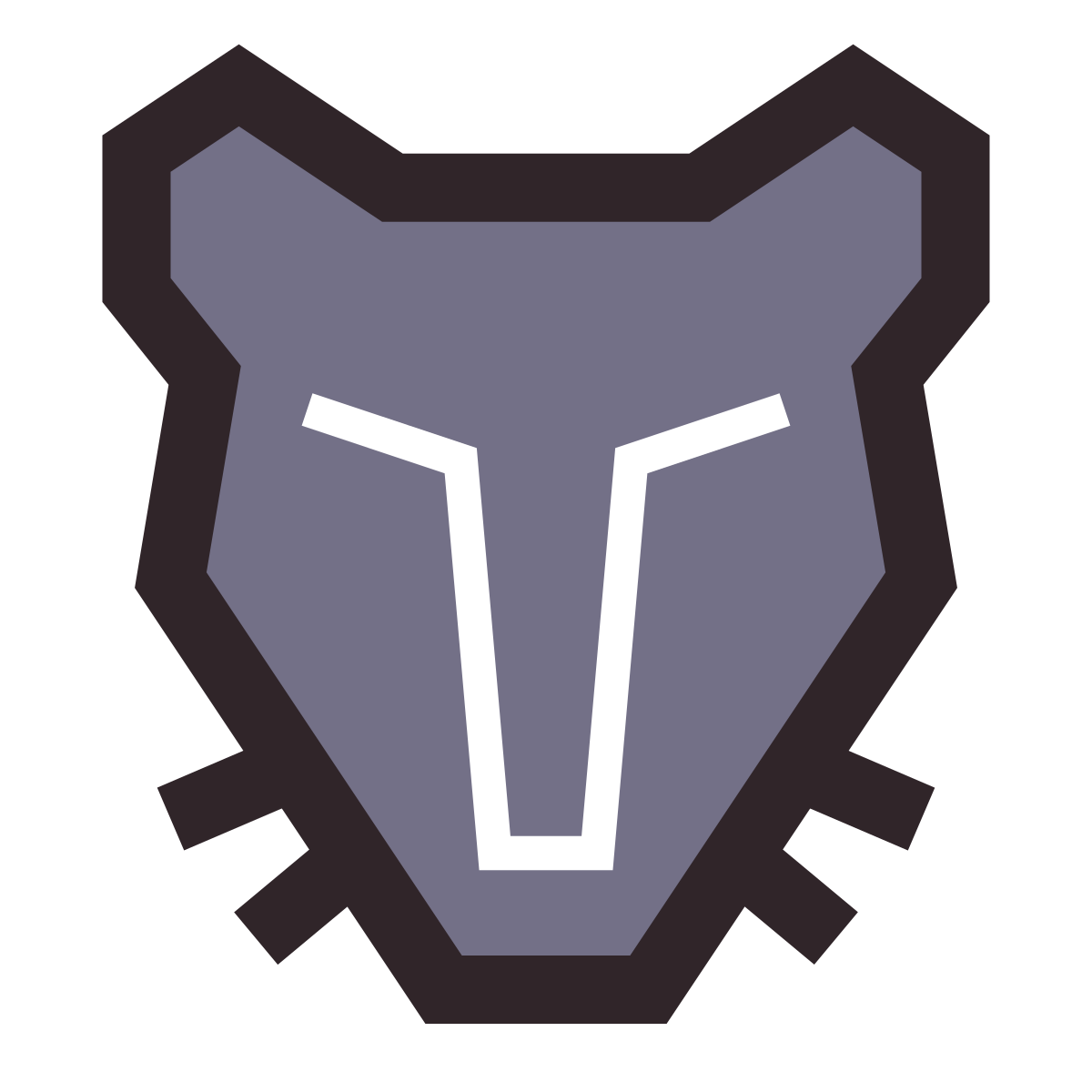 retro style year of rat icon