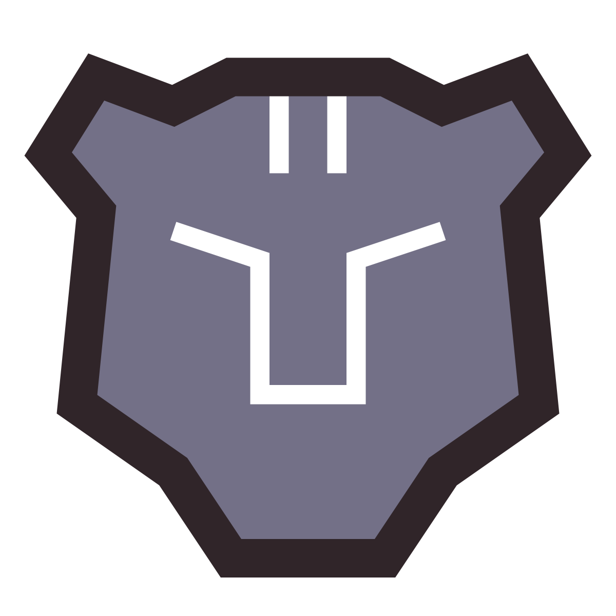 retro style year of tiger icon